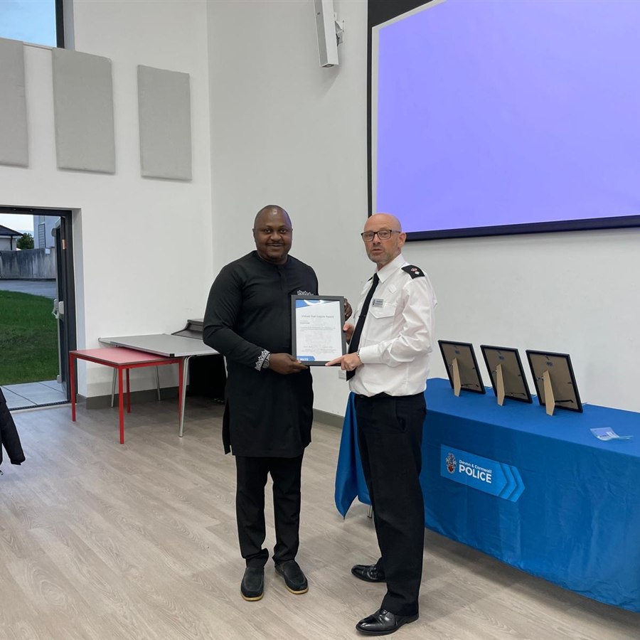 Receiving the Voices That Inspire Award