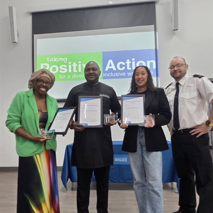 Receiving the Voices That Inspire Award