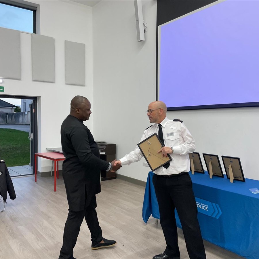 Receiving the Voices That Inspire Award