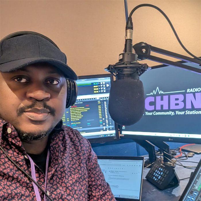 In the CHBN Radio studio