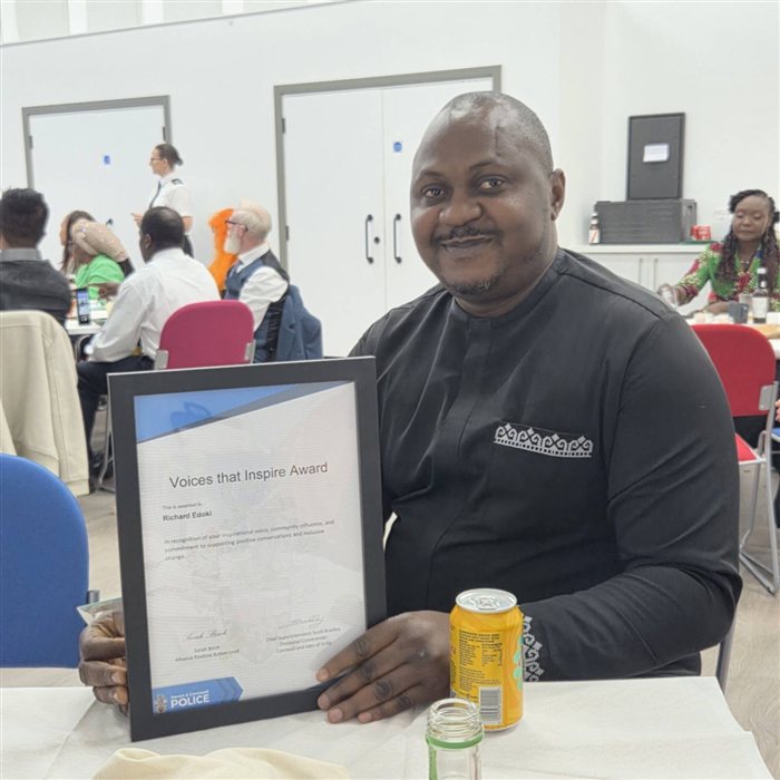Voices That Inspire Award — Devon & Cornwall Police